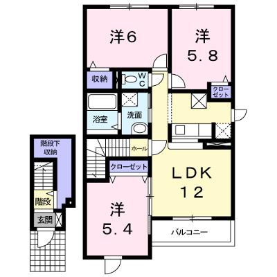 ラ　カーサ・ミーア 204【管理NO：1-016194401-02040】 ★家具家電は申し込み後に搬入します★ ★2026年09月上旬入居可能★の外観画像