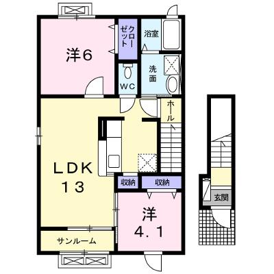 フリーデ 201【管理NO：1-023114501-02010】 ★家具家電は申し込み後に搬入します★ ★2026年08月下旬入居可能★の外観画像
