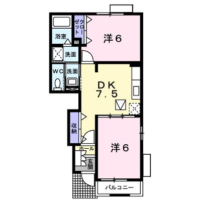 ラ・コリーナＣ 104【管理NO：1-013019203-01040】 ★家具家電は申し込み後に搬入します★ ★2026年08月下旬入居可能★の外観画像