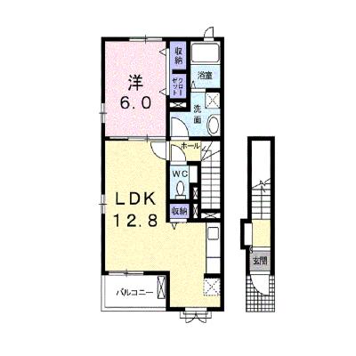 ＷＩＮＳＴＯＮ　Ｂ 201【管理NO：1-021418302-02010】 ★家具家電は申し込み後に搬入します★ ★2026年09月上旬入居可能★の外観画像