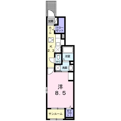 グリーネスト 103【管理NO：1-024961101-01030】 ★家具家電は申し込み後に搬入します★の外観画像