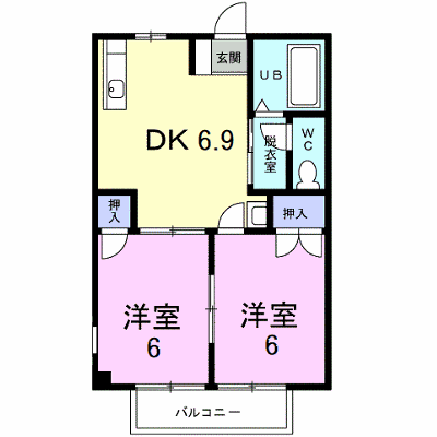 ニューシティ大町Ⅰ 204【管理NO：1-004682701-02040】 ★家具家電は申し込み後に搬入します★の外観画像