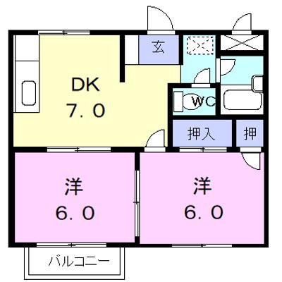 シティハイツ源Ⅱ 202【管理NO：1-001620602-02020】 ★家具家電は申し込み後に搬入します★ ★2026年08月下旬入居可能★の外観画像
