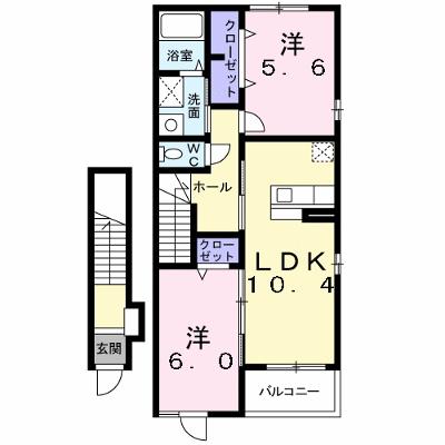 イタリアン　ヴィラ 205【管理NO：1-016420301-02040】 ★家具家電は申し込み後に搬入します★ ★2026年09月下旬入居可能★の外観画像