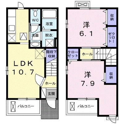 ＣＲＯＳＳ　ＲＯＡＤ　Ⅰ 101【管理NO：1-023566101-01010】 ★家具家電は申し込み後に搬入します 2026年08月中旬入居可能の外観画像