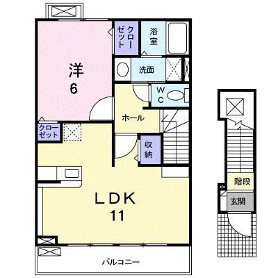 フィオーレ 204【管理NO：1-015672001-02040】 ★家具家電は申し込み後に搬入します★ ★2026年09月中旬入居可能★の外観画像