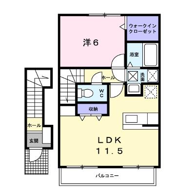 ベルデュールⅣ 203【管理NO：1-013912601-02030】 ★家具家電は申し込み後に搬入します 2026年09月上旬入居可能の外観画像