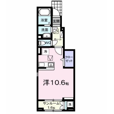 トゥルーバスティアン 102【管理NO：1-028778301-01020】 ★家具家電は申し込み後に搬入します★ ★2026年12月上旬入居可能★の外観画像