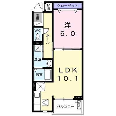 ブライト　セゾン 105【管理NO：1-025462301-01050】 ★家具家電は申し込み後に搬入します★ ★2026年09月上旬入居可能★の外観画像