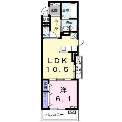 クオーレＤ 301【管理NO：1-026930604-03010】 ★家具家電は申し込み後に搬入します★ ★2026年09月中旬入居可能★の外観画像