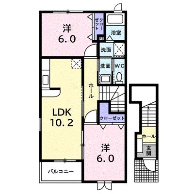 シュトラウス 201【管理NO：1-013652801-02010】 ★家具家電は申し込み後に搬入します★の外観画像
