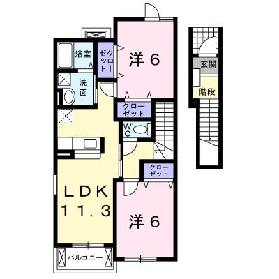 カーサ　モデルノ　Ａ 204【管理NO：1-013571101-02040】 ★家具家電は申し込み後に搬入します★ ★2026年10月上旬入居可能★の外観画像