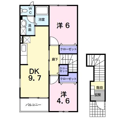 イーストフィールドＡ 201【管理NO：1-011789701-02010】 ★家具家電は申し込み後に搬入します 2026年09月中旬入居可能の外観画像