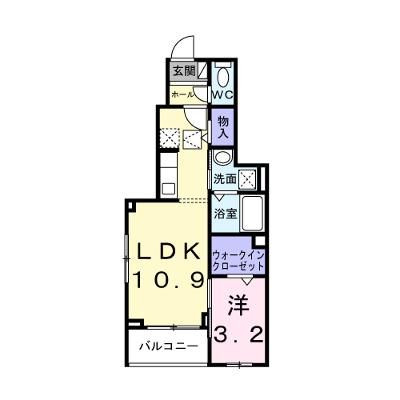 アルカディアⅢ 103【管理NO：1-028220902-01030】 ★家具家電は申し込み後に搬入します★ ★2026年12月下旬入居可能★の外観画像