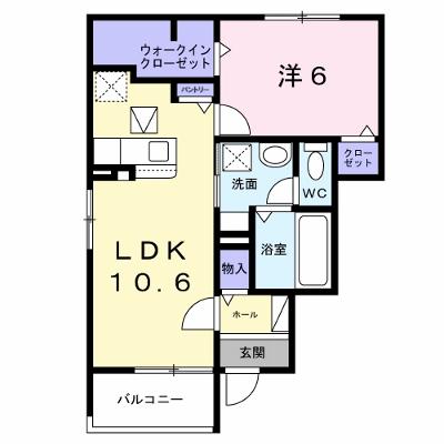 ボンズコート 101【管理NO：1-028767101-01010】 ★家具家電は申し込み後に搬入します 2027年01月上旬入居可能の外観画像
