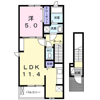 アーロンクレスト 201【管理NO：1-022161501-02010】 ★家具家電は申し込み後に搬入します 2026年09月上旬入居可能の外観画像