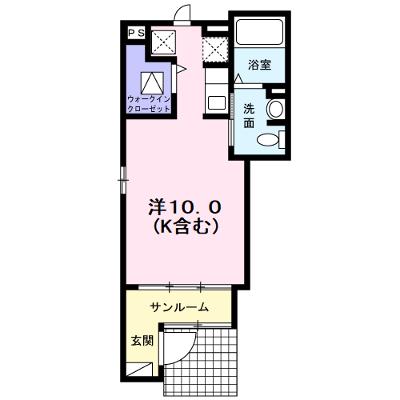 ビアンコⅡ 101【管理NO：1-022668102-01010】 ★家具家電は申し込み後に搬入します★ ★2026年10月上旬入居可能★の外観画像