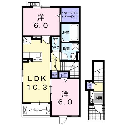 グランディール　ファイン 201【管理NO：1-025478001-02010】 ★家具家電は申し込み後に搬入します★の外観画像