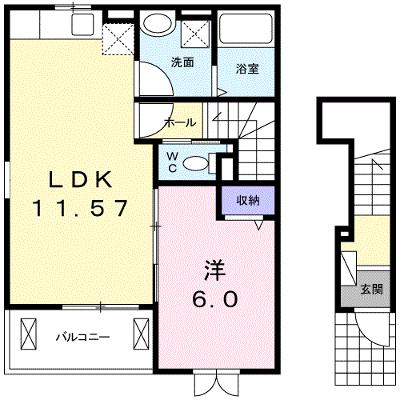 やすらぎ 201【管理NO：1-020472201-02010】 ★家具家電は申し込み後に搬入します 2026年09月中旬入居可能の外観画像