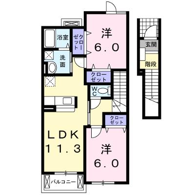 シャルマンＳ 202【管理NO：1-013745701-02020】 ★家具家電は申し込み後に搬入します★ ★2026年08月下旬入居可能★の外観画像