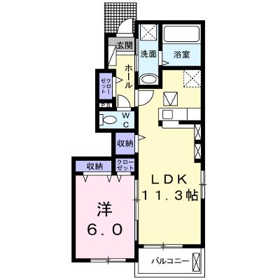 コフレ・Ｋ 101【管理NO：1-025861501-01010】 ★家具家電は申し込み後に搬入します★ ★2026年10月上旬入居可能★の外観画像
