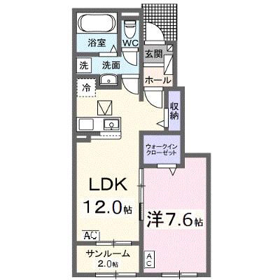 アプローズ・Ｋ　Ⅱ 103【管理NO：1-026462101-01030】 ★家具家電は申し込み後に搬入します 2026年10月中旬入居可能の外観画像