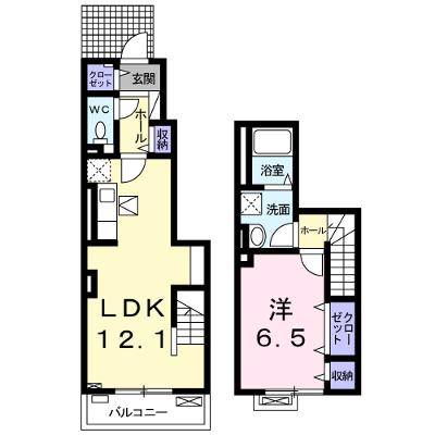 ラ・カーサ　ラルーチェ高浜 105【管理NO：1-024777902-01040】 ★家具家電は申し込み後に搬入します★ ★2026年08月下旬入居可能★の外観画像