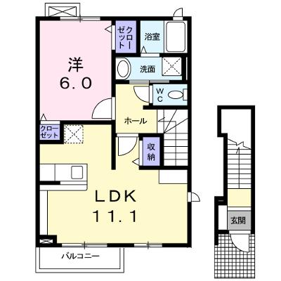 Ａｉ－６ 203【管理NO：1-017646701-02030】 ★家具家電は申し込み後に搬入します 2026年08月下旬入居可能の外観画像