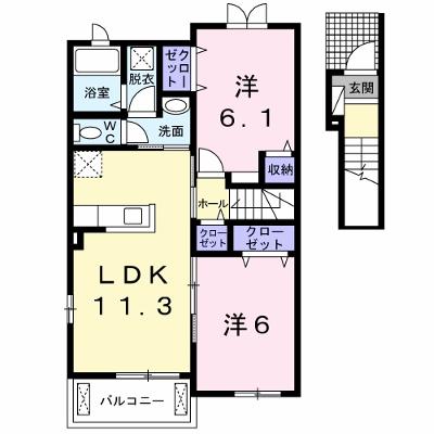 ＴＭ・グロリア 206【管理NO：1-022984501-02050】 ★家具家電は申し込み後に搬入します 2026年09月上旬入居可能の外観画像