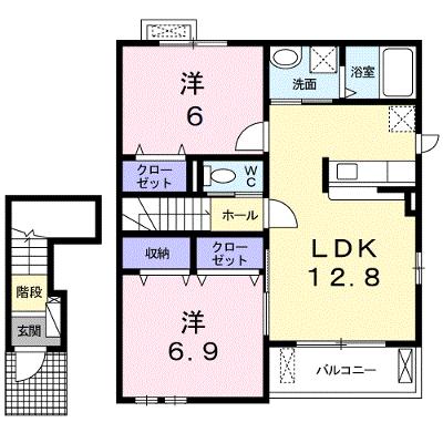 グラース・ｙ 202【管理NO：1-020936901-02020】 ★家具家電は申し込み後に搬入します★ ★2026年09月上旬入居可能★の外観画像