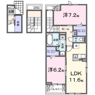 アビタシオン・Ｍ 301【管理NO：1-027298101-03010】 ★家具家電は申し込み後に搬入します★ ★2026年10月中旬入居可能★の外観画像
