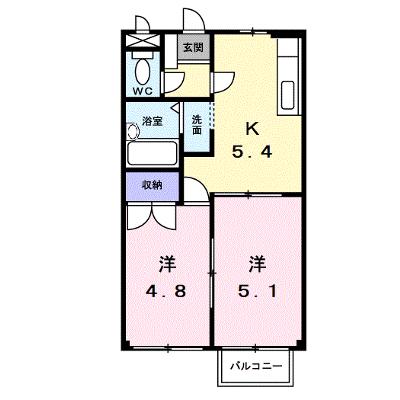 ブリジックⅠ 202【管理NO：1-005785201-02020】 ★家具家電は申し込み後に搬入します★ ★2026年10月上旬入居可能★の外観画像
