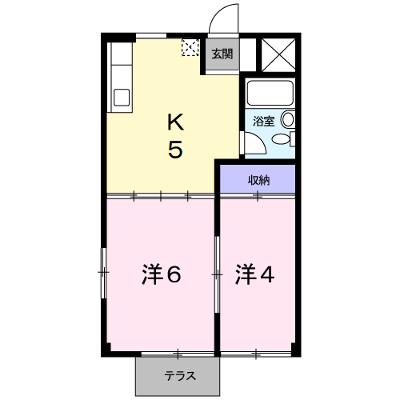 サンビレッジ稲生 1-D【管理NO：1-004926901-01040】 ★家具家電は申し込み後に搬入します★ ★2026年08月下旬入居可能★の外観画像