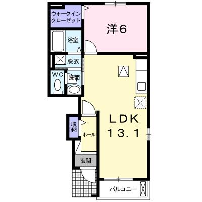 エスペラントボヌール 102【管理NO：1-016490801-01020】 ★家具家電は申し込み後に搬入します 2026年09月上旬入居可能の外観画像