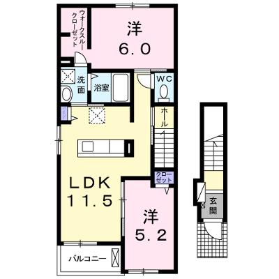 ツバメ 201【管理NO：1-024624101-02010】 ★家具家電は申し込み後に搬入します 2026年08月上旬入居可能の外観画像