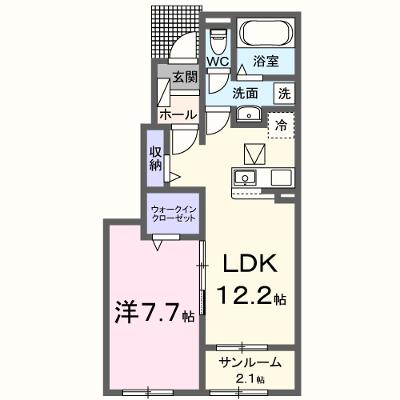 麓　Ｔｅｒｒａｃｅ 103【管理NO：1-028473301-01030】 ★家具家電は申し込み後に搬入します★ ★2026年12月下旬入居可能★の外観画像