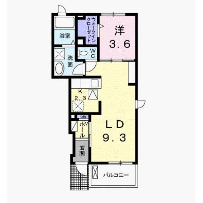ソレアード・ニシキ　Ⅱ 106【管理NO：1-023318701-01050】 ★家具家電は申し込み後に搬入します 2026年08月上旬入居可能の外観画像