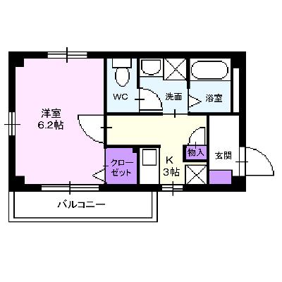 メロウビュ－ 102【管理NO：1-013908701-01020】 ★家具家電は申し込み後に搬入します★の外観画像