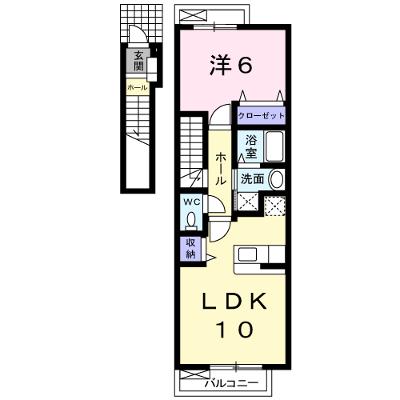 パ－クサイド　颯 202【管理NO：1-015611001-02020】 ★家具家電は申し込み後に搬入します 2026年09月上旬入居可能の外観画像