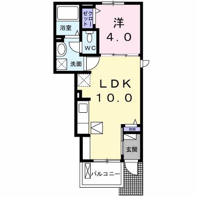 メゾン・ド・ＫＯＵ　Ａ 106【管理NO：1-024280401-01050】 ★家具家電は申し込み後に搬入します★ ★2026年09月上旬入居可能★の外観画像