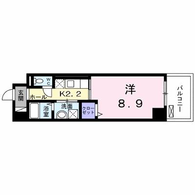 ソワ・リヴィエール 506【管理NO：1-020379401-05050】 ★家具家電は申し込み後に搬入します★の外観画像