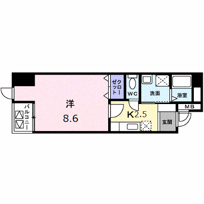グレース栗林 303【管理NO：1-013699101-03030】 ★家具家電は申し込み後に搬入します★ ★2026年09月中旬入居可能★の外観画像