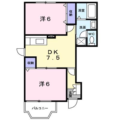 ガーデンハイツⅡ　Ｂ 101【管理NO：1-010761402-01010】 ★家具家電は申し込み後に搬入します★の外観画像