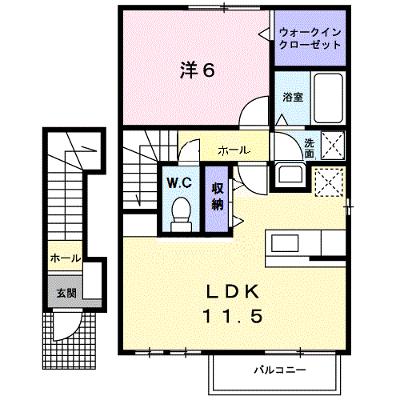 サウスコートⅠ　Ｅ 203【管理NO：1-011971505-02030】 ★家具家電は申し込み後に搬入します★の外観画像