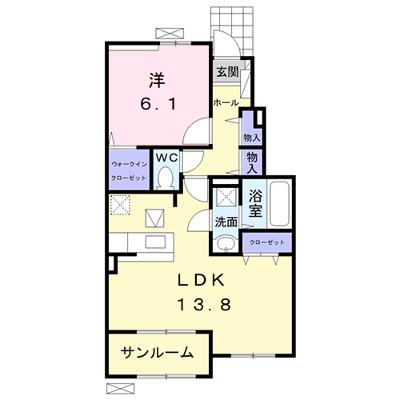 響Ｂ 102【管理NO：1-024683802-01020】 ★家具家電は申し込み後に搬入します★の外観画像