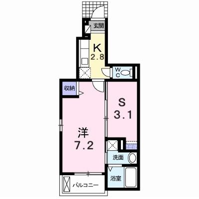 グラシオッソーレ　Ⅱ 103【管理NO：1-018533201-01030】 ★家具家電は申し込み後に搬入します★の外観画像