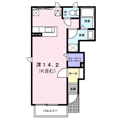 プラティークＡ 101【管理NO：1-011673501-01010】 ★家具家電は申し込み後に搬入します★ ★2026年09月上旬入居可能★の外観画像