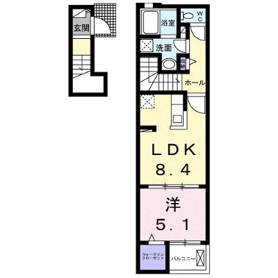 ルーエ 202【管理NO：1-027014301-02020】 ★家具家電は申し込み後に搬入します★ ★2026年09月上旬入居可能★の外観画像