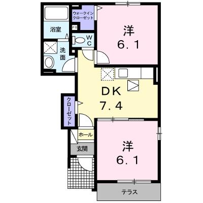 ワイアンドエス　Ｂ 104【管理NO：1-016908702-01040】 ★家具家電は申し込み後に搬入します★の外観画像