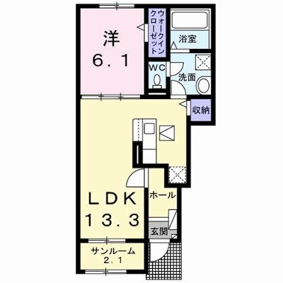 弥生桜Ⅱ・Ａ 102【管理NO：1-028356901-01020】 ★家具家電は申し込み後に搬入します★ ★2027年01月下旬入居可能★の外観画像